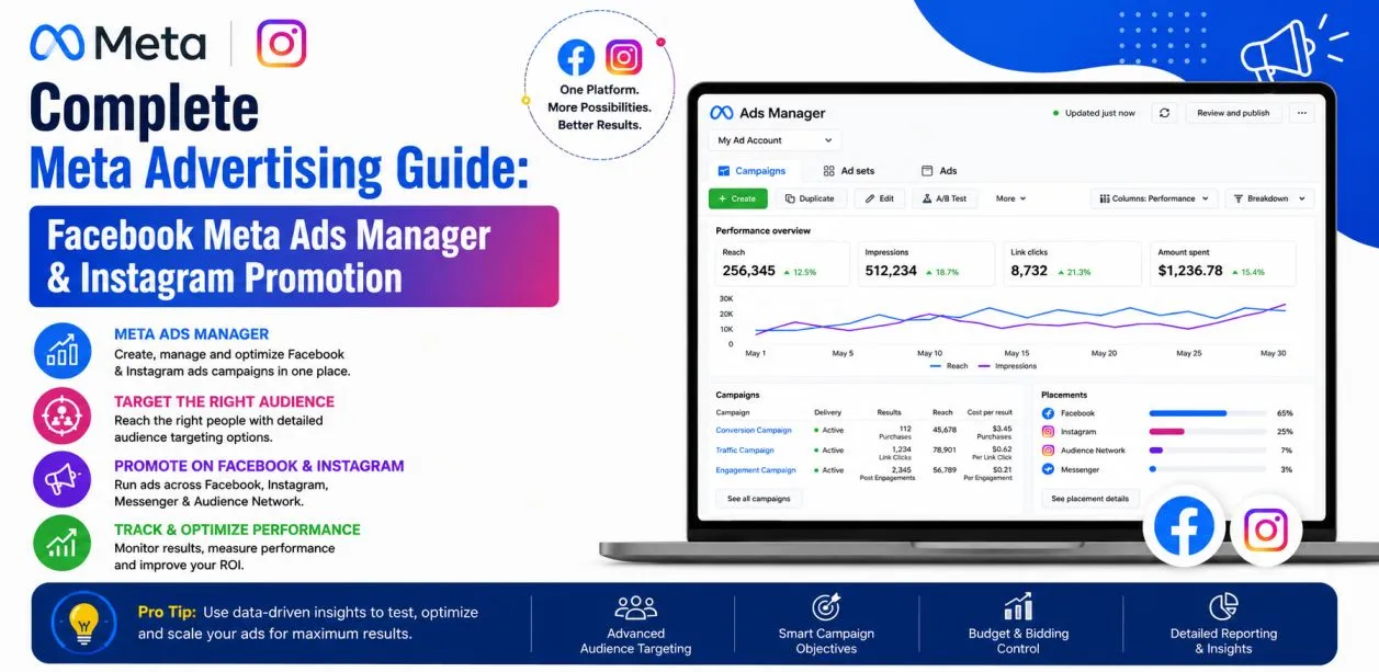 Complete Meta Advertising Guide: Facebook Meta Ads Manager & Instagram Promotion — LeadScale Media Digital Marketing Agency India